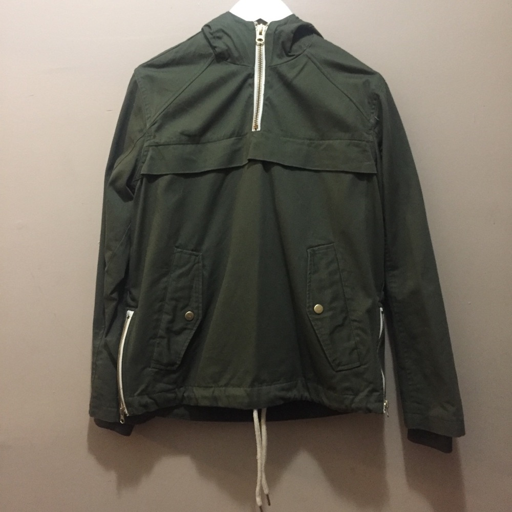 ZARA Quarter-Zip Coat